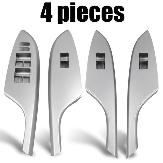 4x Front Rear Left Right Door Window Switch Bezel Trim For 09-13 for Toyota for Corolla