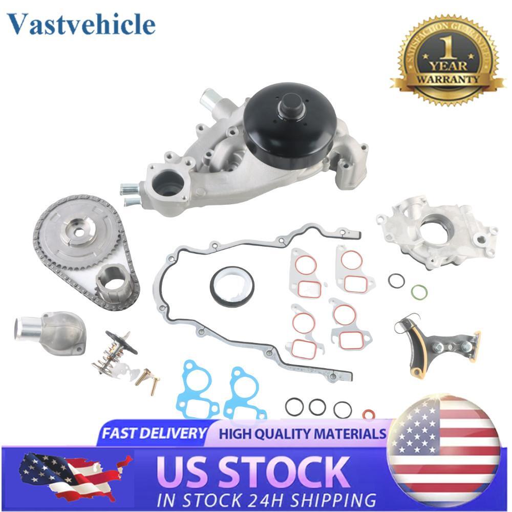 Timing Chain Kit Cover Gasket Oil Pump ForBuick for Cadillac for GMC 5.3 6.0 6.2 2007-13