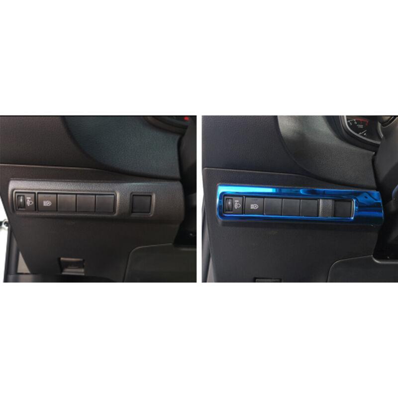 for Toyota for Corolla 2019-2022 Blue Titanium Function Control Button Frame Trim 1