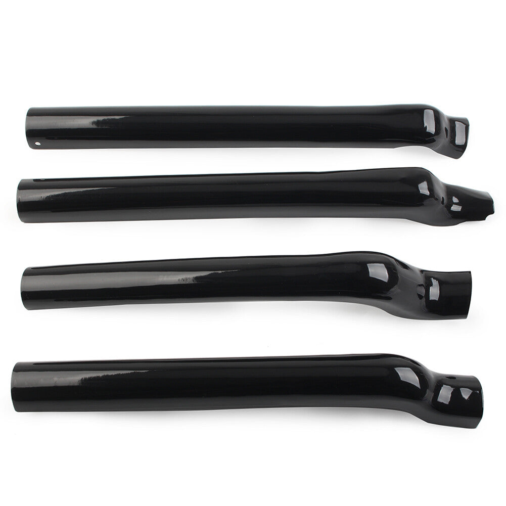 Hintere Schwingenrohrabdeckungen f¨¹r for Harley Heritage Softail Classic Schwarz