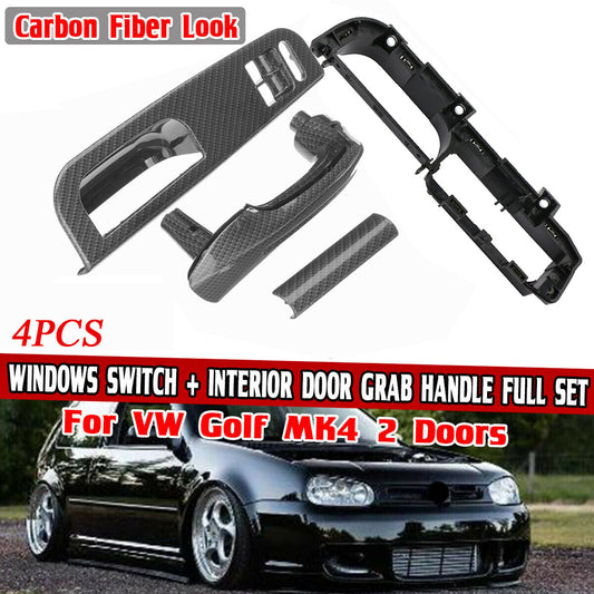 Interior gripper handle cover panel switch baffle and bracket suitable for Volkswagen MK4 for Golf 2Dr