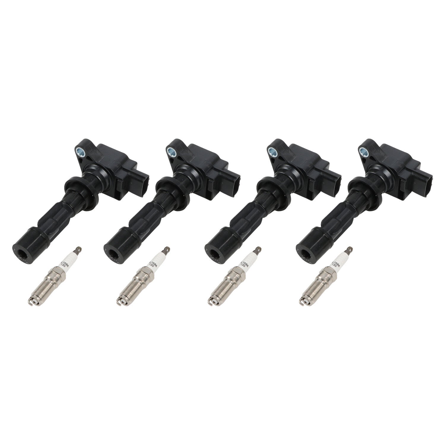 4Pcs Ignition Coil UF540  Iridium Spark Plug 90083 For 2006-2013 for Mazda 3