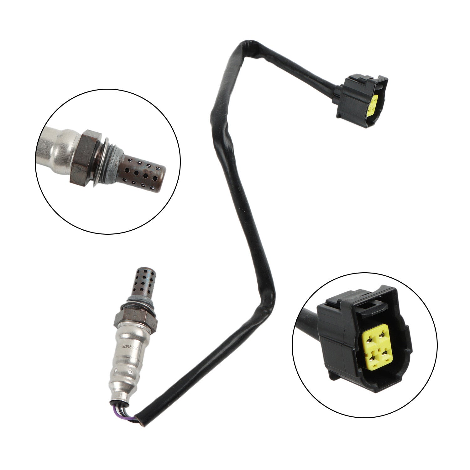 4Pcs Oxygen O2 Sensor for Jeep for Wrangler Rubicon Sahara JK 2007-2009 V6 3.8L
