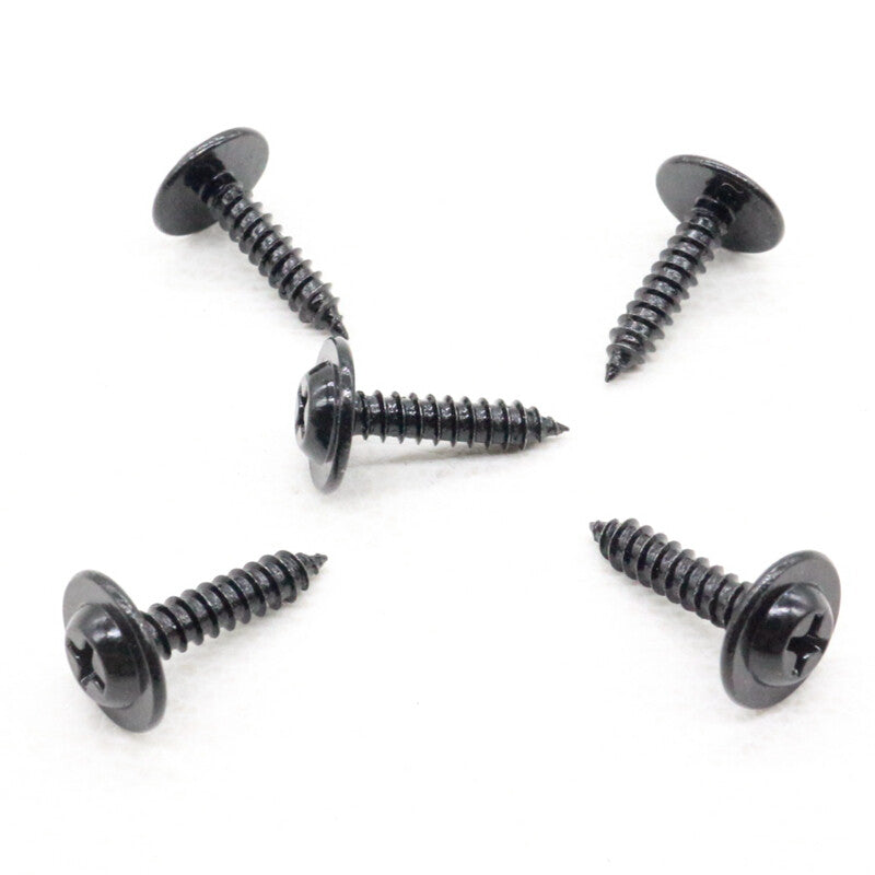 20Pcs Fits for Ford 56912S61 Phillips Flat Top With Washer Head Trim Tapping Screw