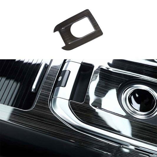 1X Center Console Gear Shift Frame Trim Black Steel For Discovery Sport 2015-19