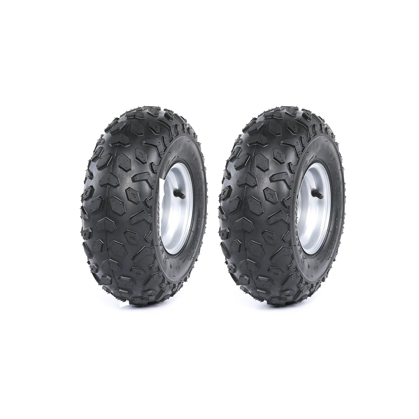 2-pack 145/70-6 wheel suitable for four-wheel off-road vehicles, including 110cc and 125cc off-road vehicles, all-terrain vehicles, and go-karts.