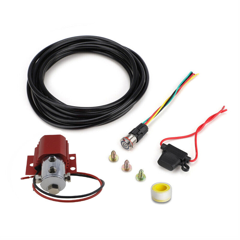 Red Car Front Brake Line Lock Kit Brake Lock Roll Control Hill Holder Kit