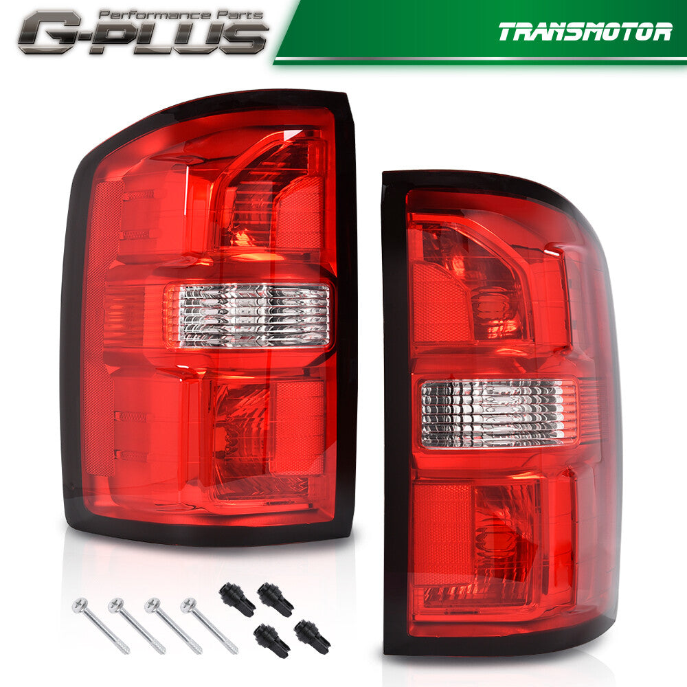 A pair of red taillights and brake lights are suitable for 2014-2018 for GMC for Sierra 1500 2500 3500 models.