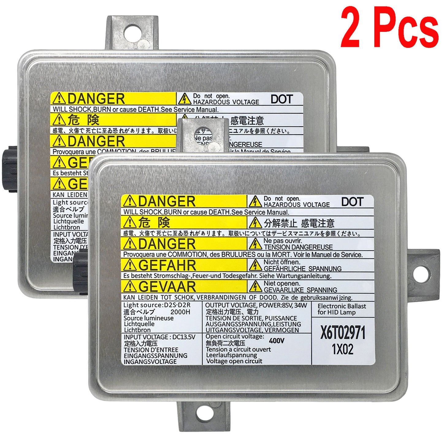 2Pcs X6T02971 Xenon Ballast HID Headlight for Acura CL 2002-03 TSX 2004-05