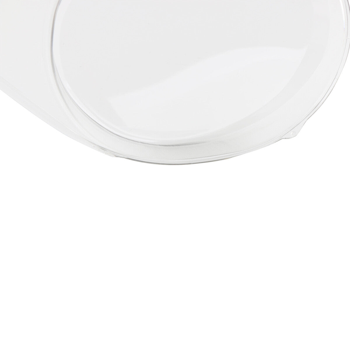 A pair of headlight lens covers suitable for Volkswagen Polo 9N 2001, 2002, 2003, 2004, 2005