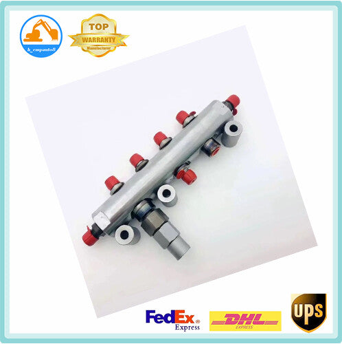 Fuel Common Rail with 358-6634 for Cat 953D 963D Loader C6.6 Engine