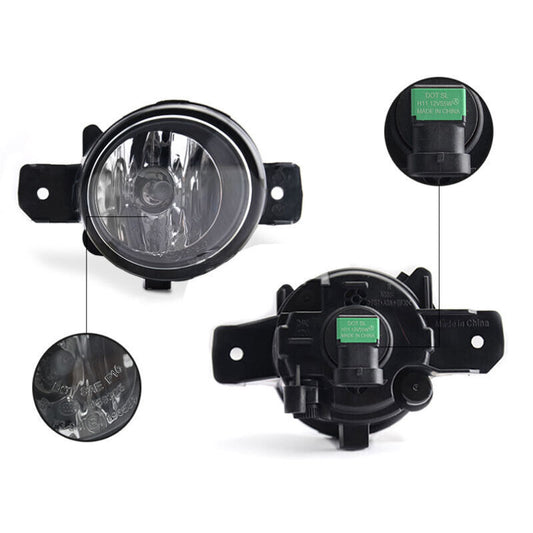 A pair of front bumper fog light covers are compatible with 2019-2020 for Nissan Altima/Teana.