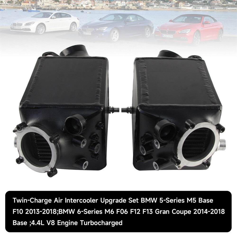 Twin Charge-Air-Cooler Set For 2013-2018 for BMW M5(F10) M6 (F06 F12 F13) US