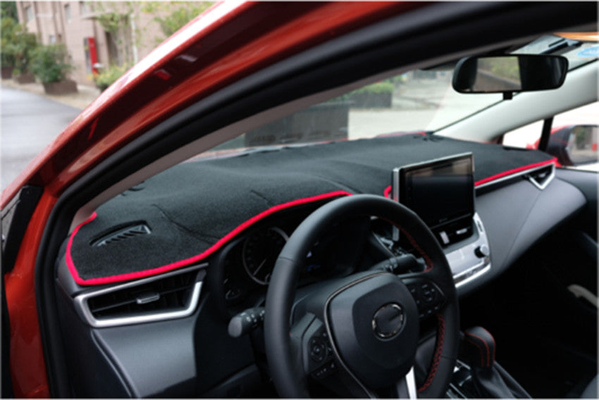 for Toyota for Corolla 20-2024 Black Dashboard Cover Dashmat Dash Anti-Sun Mat Pad