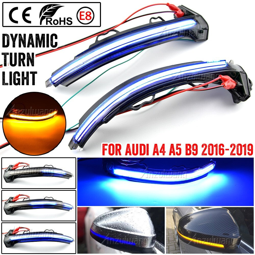 LED Mirror Turn Signal Light Indicator for Audi A4 B9 A5/S5/RS5 Sportback Coupe