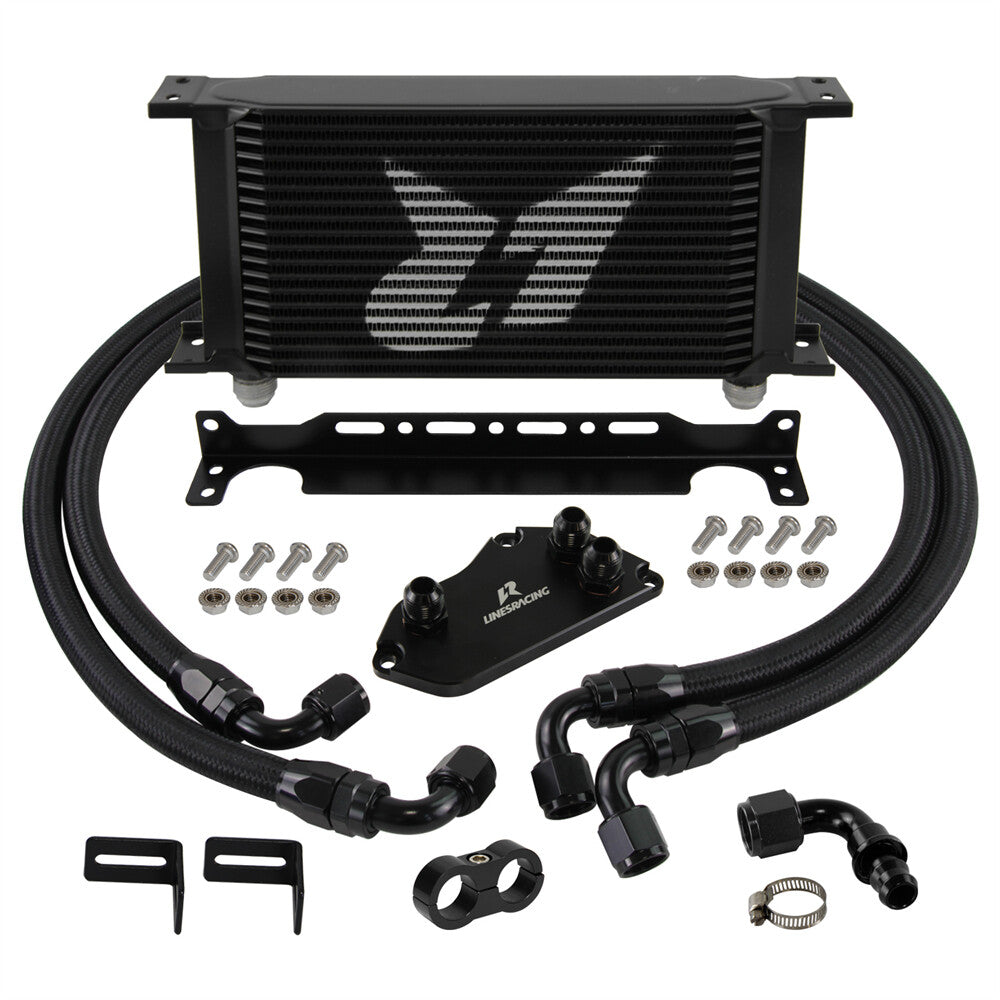 19 Row AN10 Oil Cooler Kit for BMW 3 series F30 F31 N20 328i + Mounting Bracket