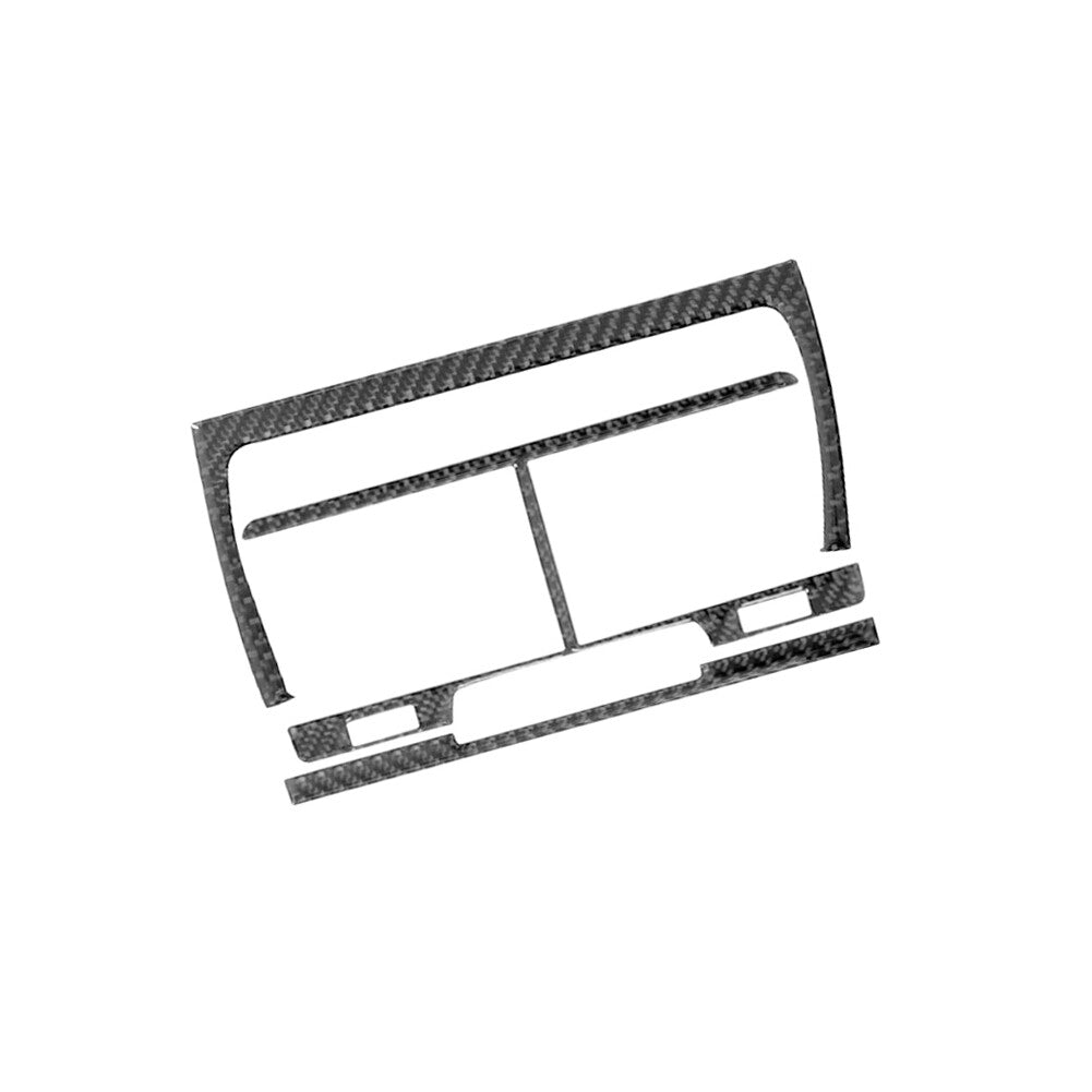 3X Carbon Fiber Central Vent Outlet Trim for Audi Q7 2007-2015