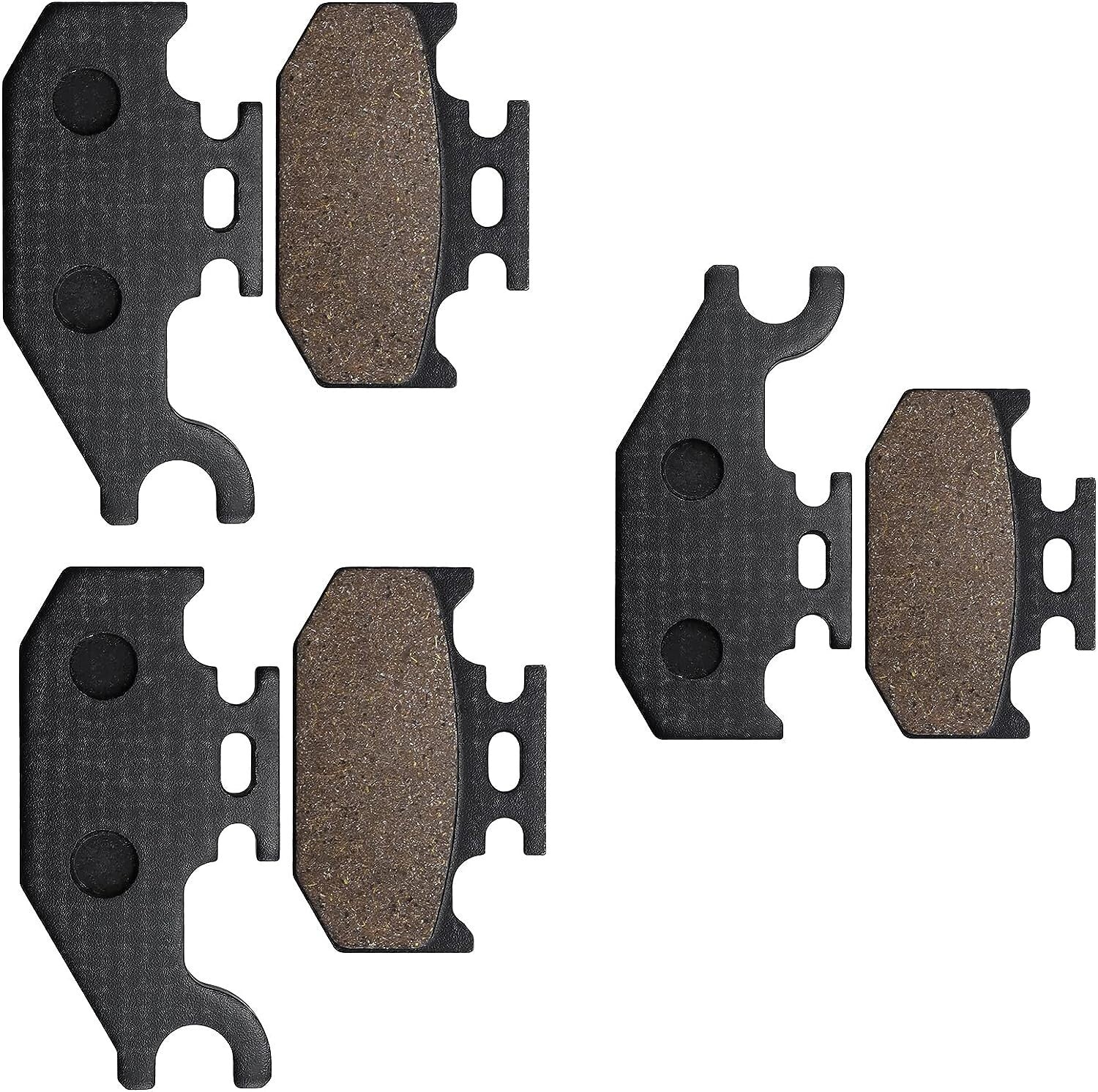 Front Rear Brake Pads for Bombardier Outlander 330 HO 200-05/Outlander 400 2003