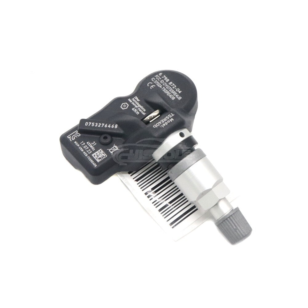 Four new TPMS tire pressure monitoring sensors (model 36106798872) suitable for BMW F30 328i and 335i.