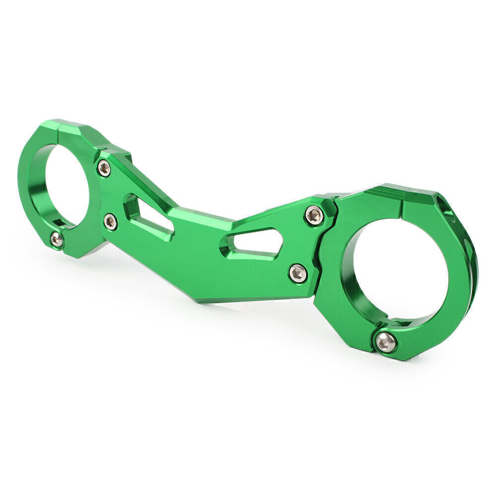 2pcs CNC Green Balance Shock Front Fork Pad for KAWASAKI Z900 2017-2019 18