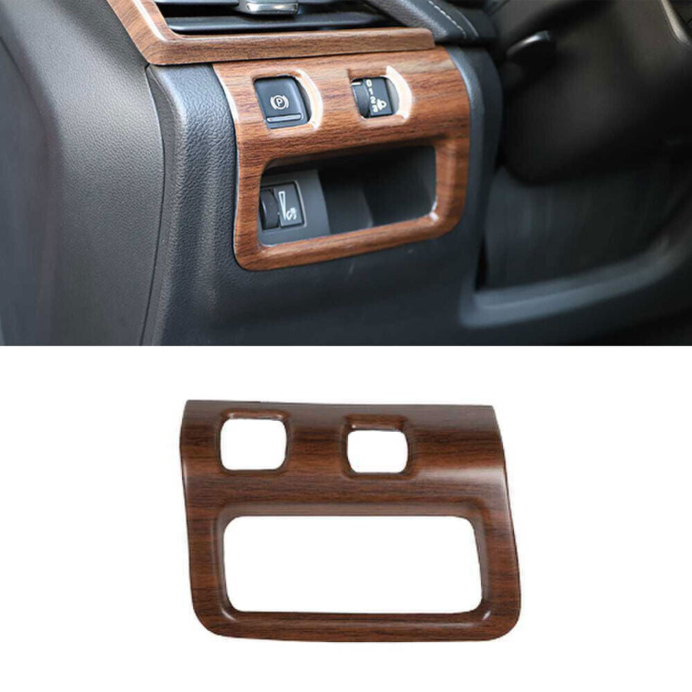 for Cadillac CT5 2020-2024 Matt Wood Grain Headlight Control Button Ring Trim 1P