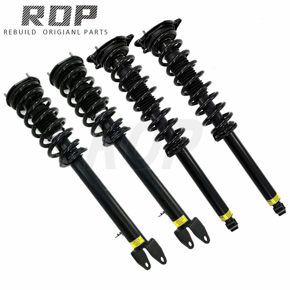 4X for Tesla for Model S 2011-2016 Front Rear Shock Absorber Strut Coil Spring Assys