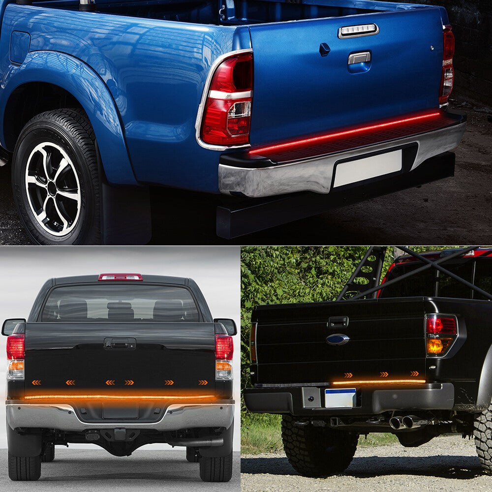 60 3Row 432-LED Tailgate Light Strip Truck Reverse Brake Signals Tail Lamp