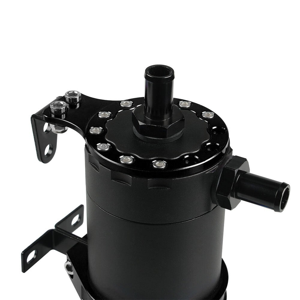 7.5 Ounce Aluminum Baffled Oil Catch Can Resevoir Tank Kit Oil Tank Car