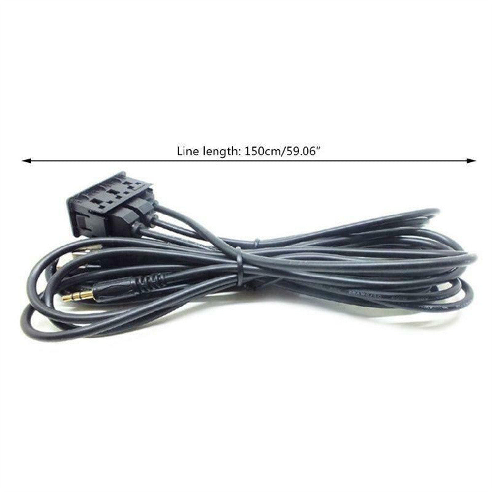 Car Dashboard Flush Mount Panel USB Typr C AUX Extension Lead Cable Kit 150CM