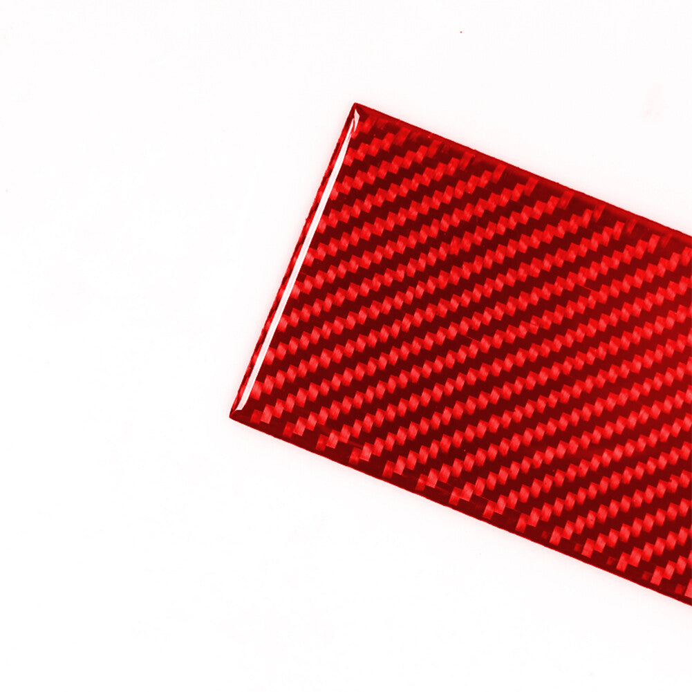 Red Carbon Fiber Side Door Vent Fender Protector Cover Trim for Toyota Supra A90