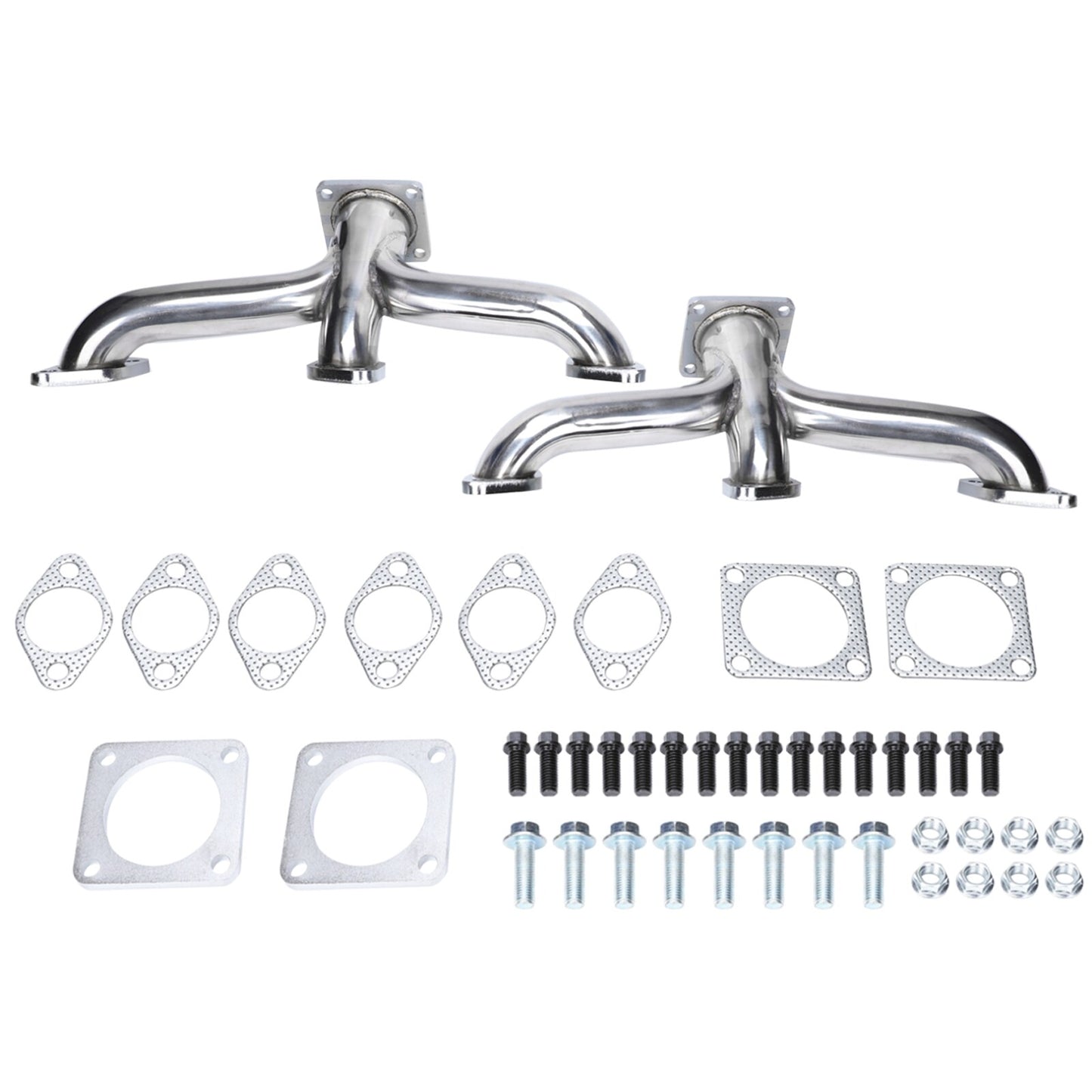 Manifold Headers Exhaust Header For 1932-53 for Ford Flathead V8 Pickup Truck Shorty