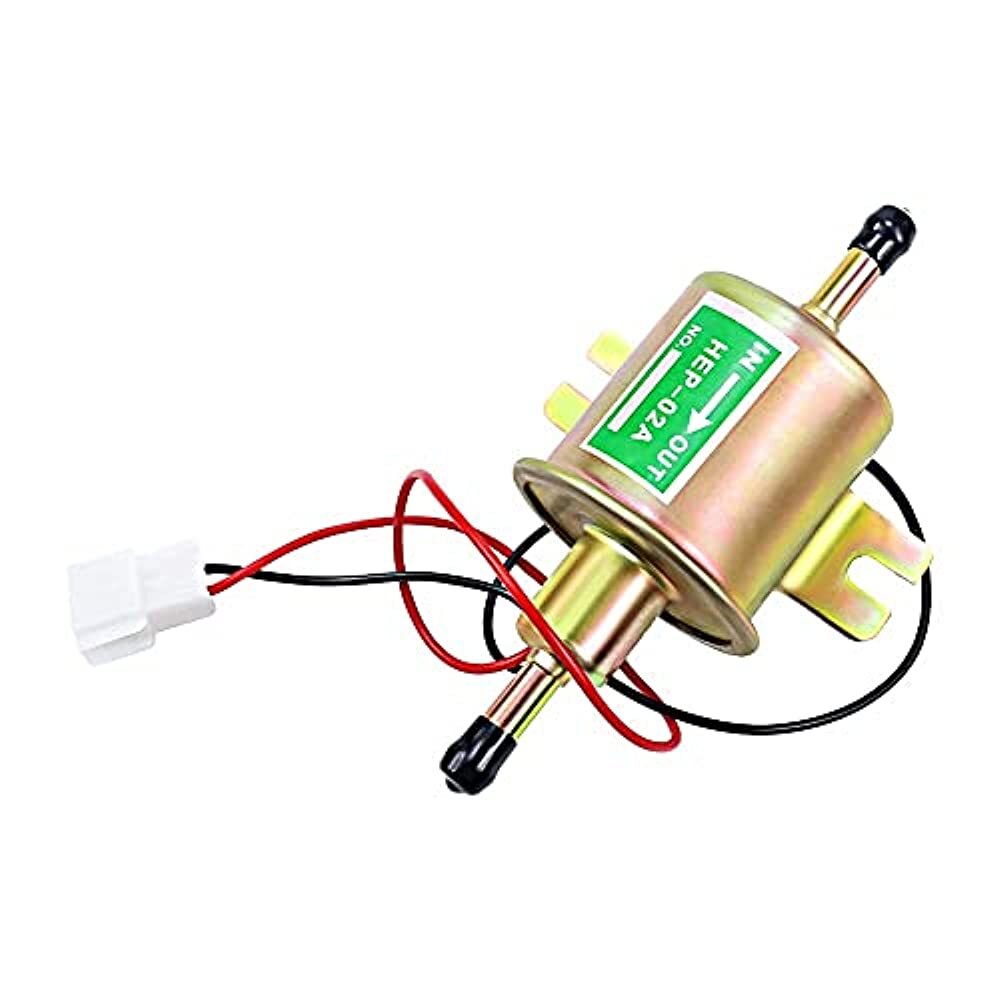 Electric Fuel Pump 12V for Lawn Mower Carburetor Gas Diesel Engine 2.5-4psi HEP