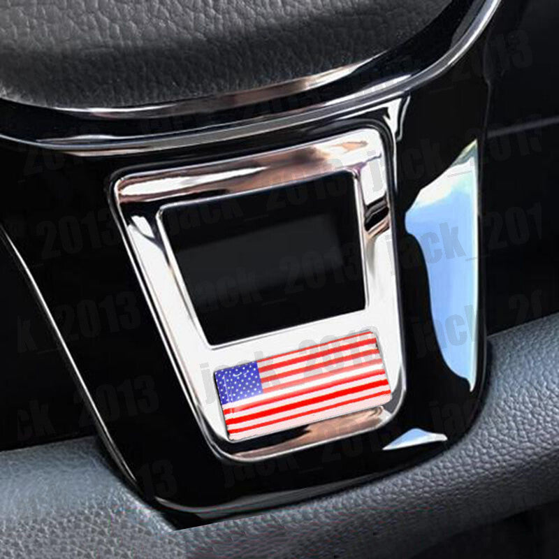 Chrome Steering Wheel Sequin Cover Trim for Volkswagen for VW for Passat 2016-2024