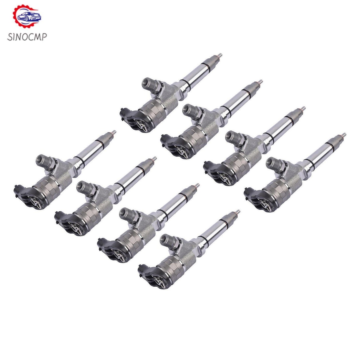 8PCS Common Rail Fuel Injectors for GMC for Chevy Savana Duramax 0986435521