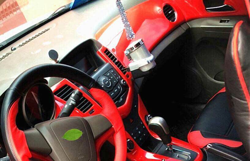 Red Car Interior Decor Full Set Cover Trim 18X For AUTO for Chevrolet for Cruze At 10-16