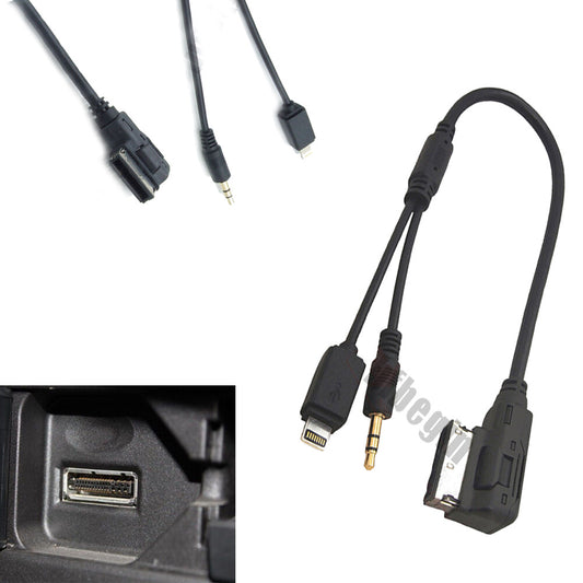 Suitable for Audi for VW car media audio USB music cable interface AMI MDI MMI AUX adapter