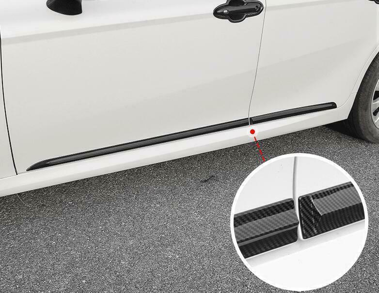 for Toyota for Camry 2018-23 Carbon Fiber Side Door Body Guard Molding Cover Trim 4x