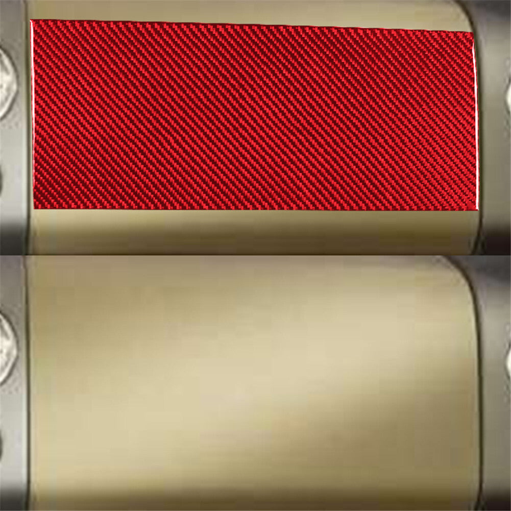 Carbon Fiber Interior Passenger Dashboard Cover Trim for Ford F150 FX4 04-08 Red