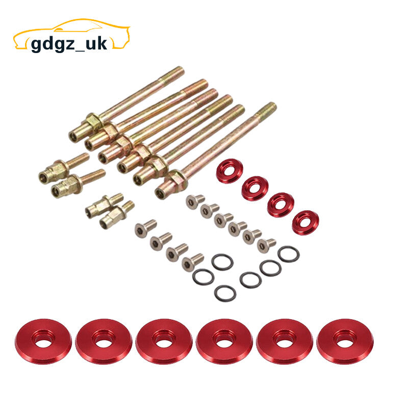 Red Low Profile Engine Valve Cover Washer Bolt for Acura for Honda for Civic RSX K24 K24