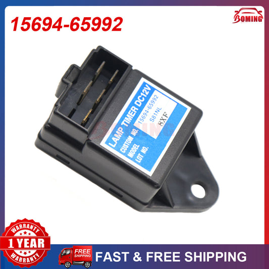 12V LED plug S81NL timer relay 15694-65992 is compatible with Kubota 1569465992