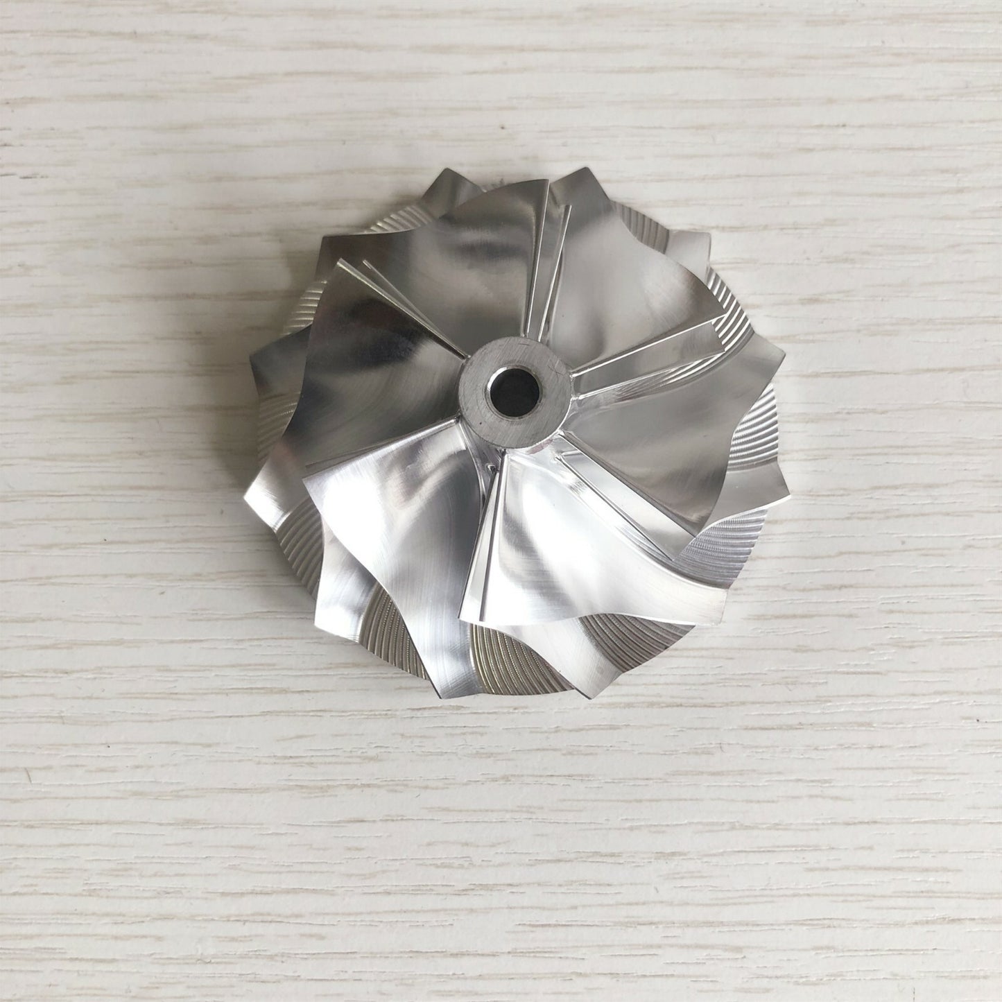 CT26 53.11/70.98 mm 6+6 Blade Turbine Billet Compressor Wheel