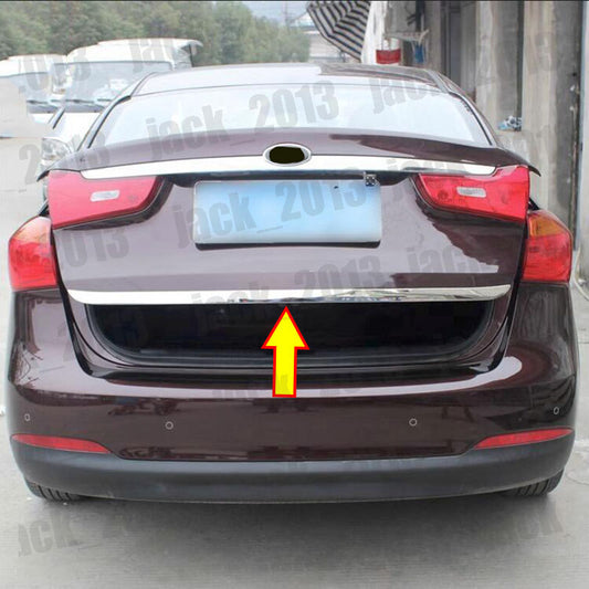 for Kia Forte Cerato K3 2012-2018 Steel REAR TRUNK TAIL GATE DOOR LID COVER TRIM