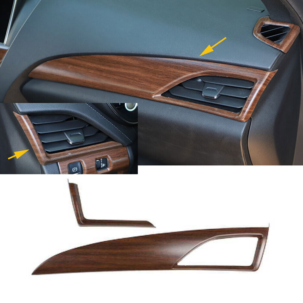 for Cadillac CT5 2020-24 Matte Wood Grain Dashboard for Co -Pilot Strip Panel Trim 2P