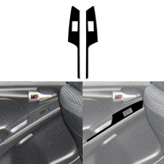 2X Gloss Black Rear Door Lift Control Cover Trim for Toyota Matrix 2009-2014