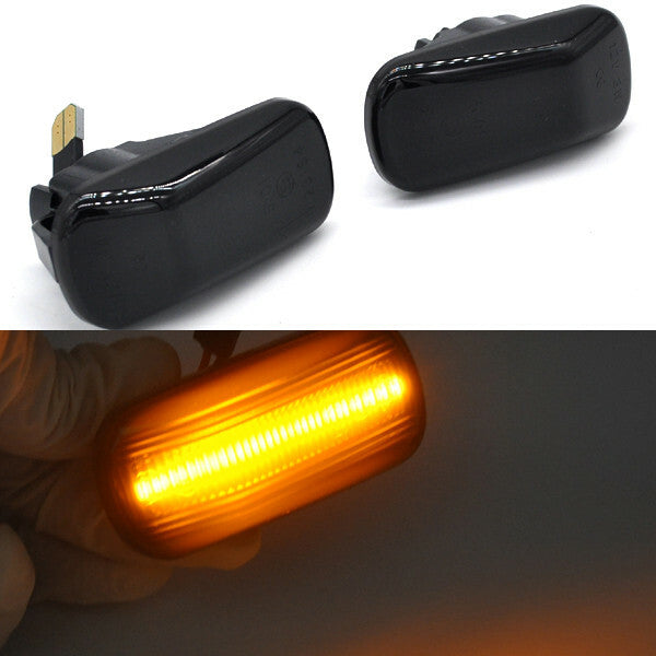 2 LED Side Marker Light signal Smoke for 92-95 for HONDA for CIVIC 1992-1995 EG3 EG4 EG5