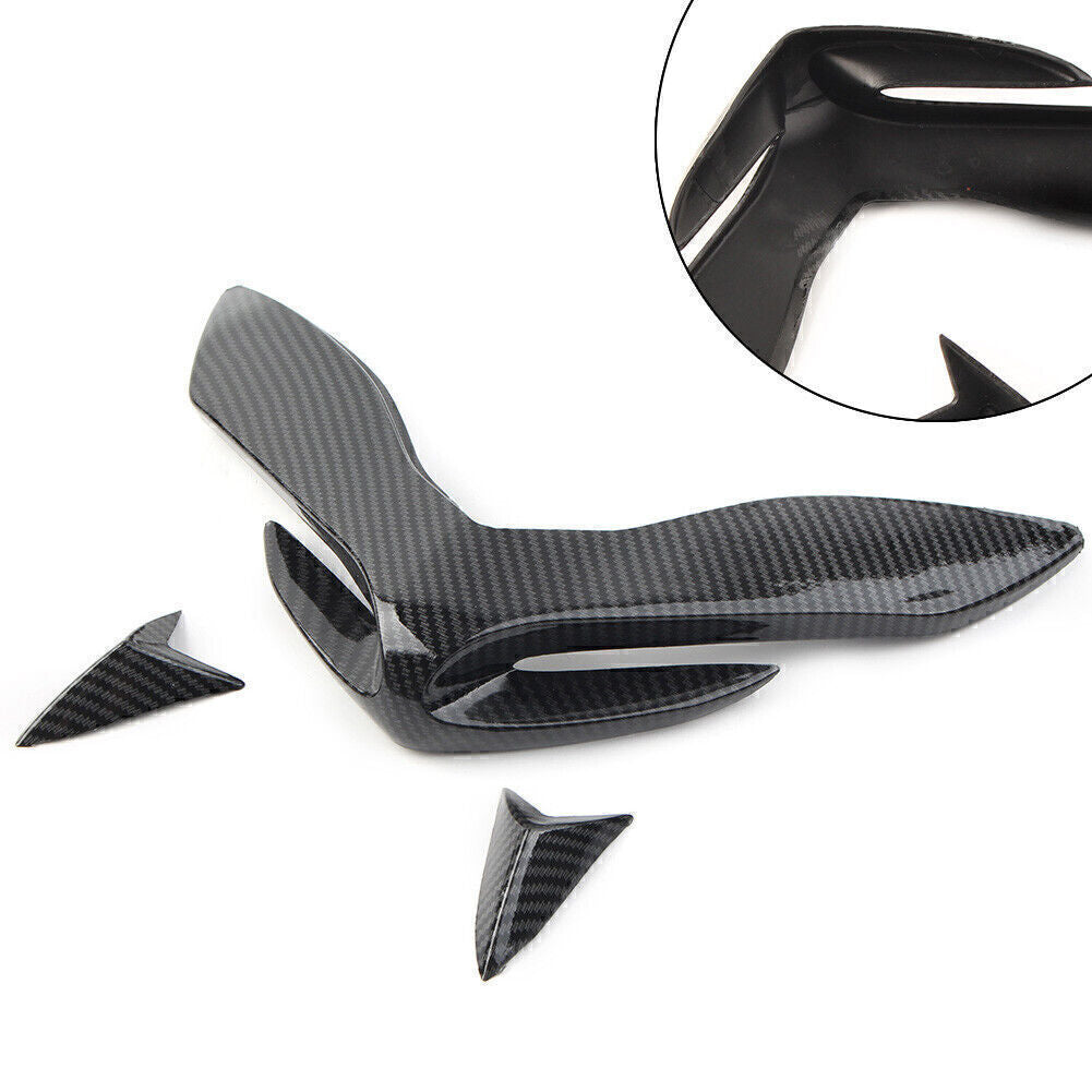 Front Beak Nose Extender Fairing Aerodynamic Winglets for Kawasaki Z900 2017-20