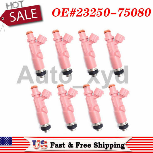4-piece 23250-75080 fuel injector kit for Toyota Tacoma 2.4L 1998 - 2004 4Runner 2.7L 98-00