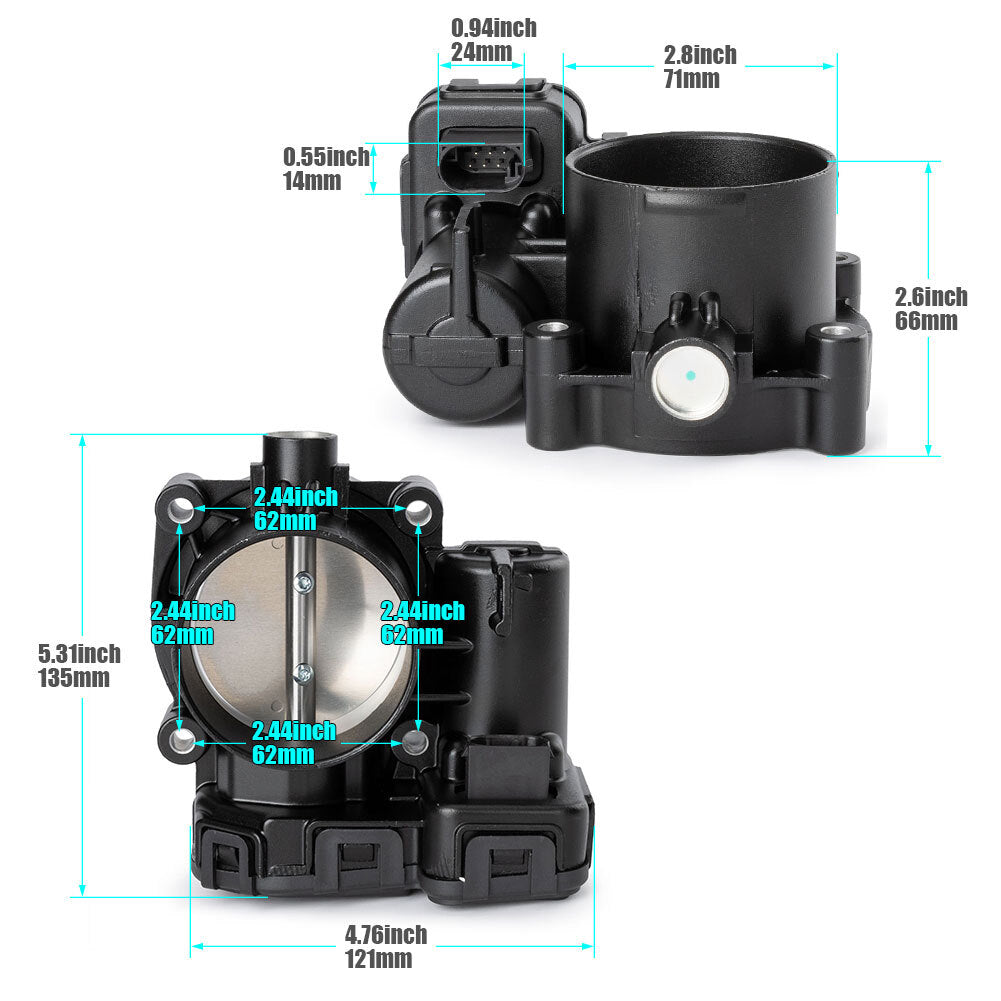 Throttle Body for CHRYSLER for PACIFICA 2007-08 for RAM 1500 2011-12 for JEEP LIBERTY 07-13