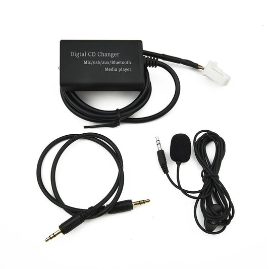 Bluetooth-Kit Handsfree Stereo AUX Adapter Interface For- for Toyota Replace Parts