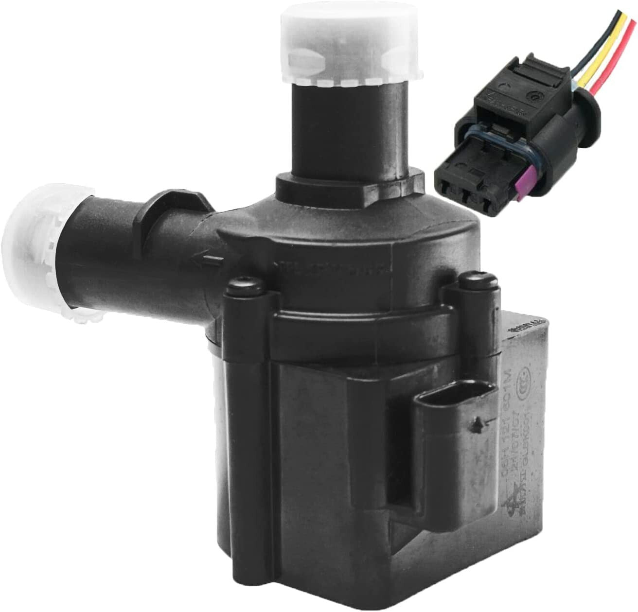 Auxiliary Electric Coolant Water Pump+Plug for VW for Jetta for AUDI A4 Q5 06H121601M